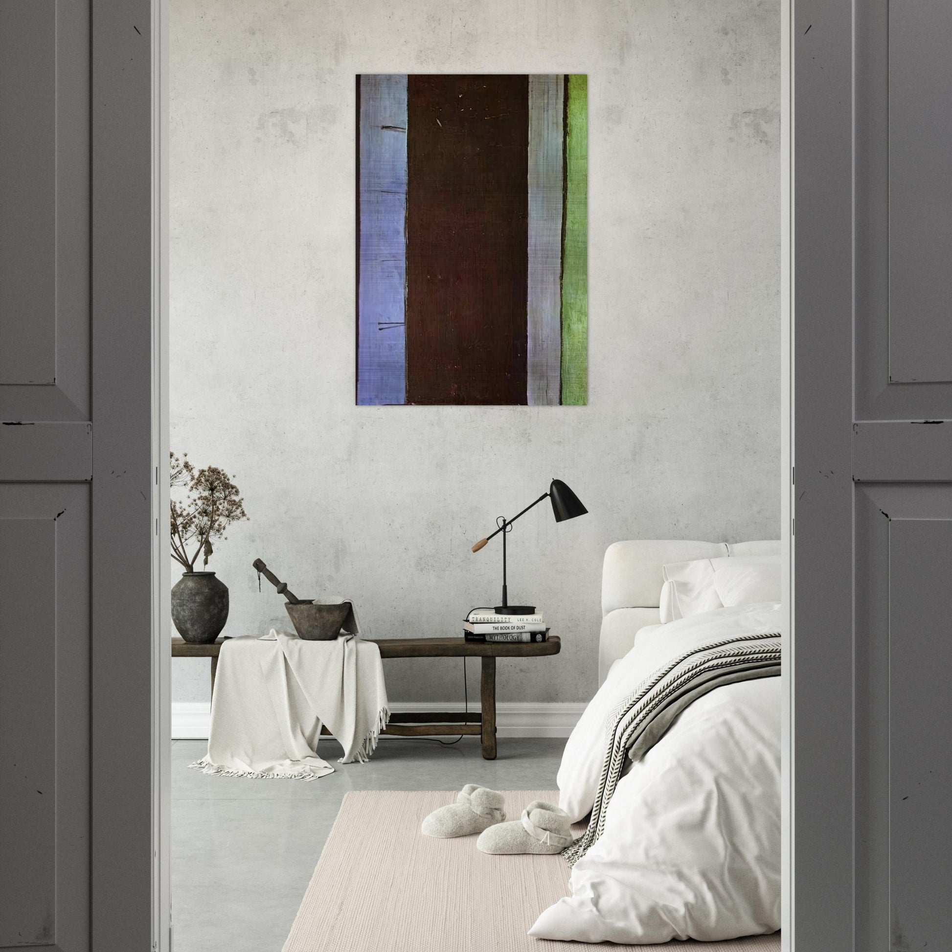 FRENCH WINDOW AT COLLIOURE - Henri Matisse Brushed Aluminum Print - 70x100 cm / 28x40 inches | Henri Matisse Aluminum Print | Henri Matisse Prints