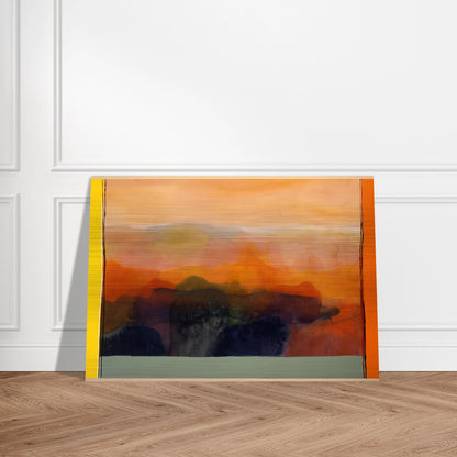 Valley of Stone - 1989 - Ronnie Landfield Brushed Aluminum Print - 70x100 cm / 28x40 inches | Ronnie Landfield Aluminum Print | Ronnie Landfield Prints