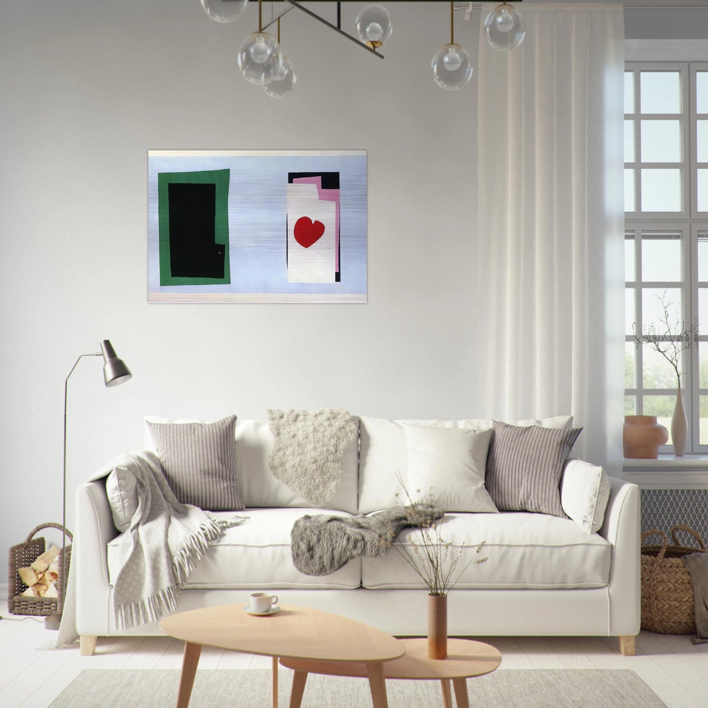 CUT OUTS 2 - Henri Matisse Brushed Aluminum Print - 70x100 cm / 28x40 inches | Henri Matisse Aluminum Print | Henri Matisse Prints