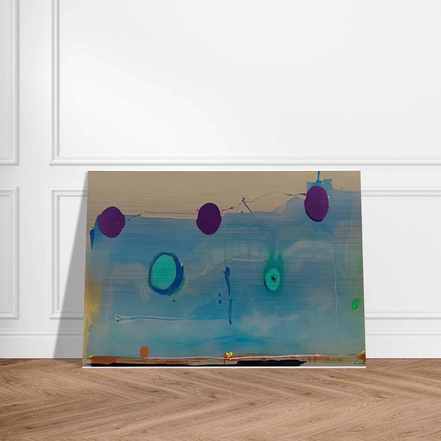 Water Shadows, 1988- - Helen Frankenthaler Brushed Aluminum Print - 70x100 cm / 28x40 inches | Helen Frankenthaler Aluminum Print | Helen Frankenthaler Prints