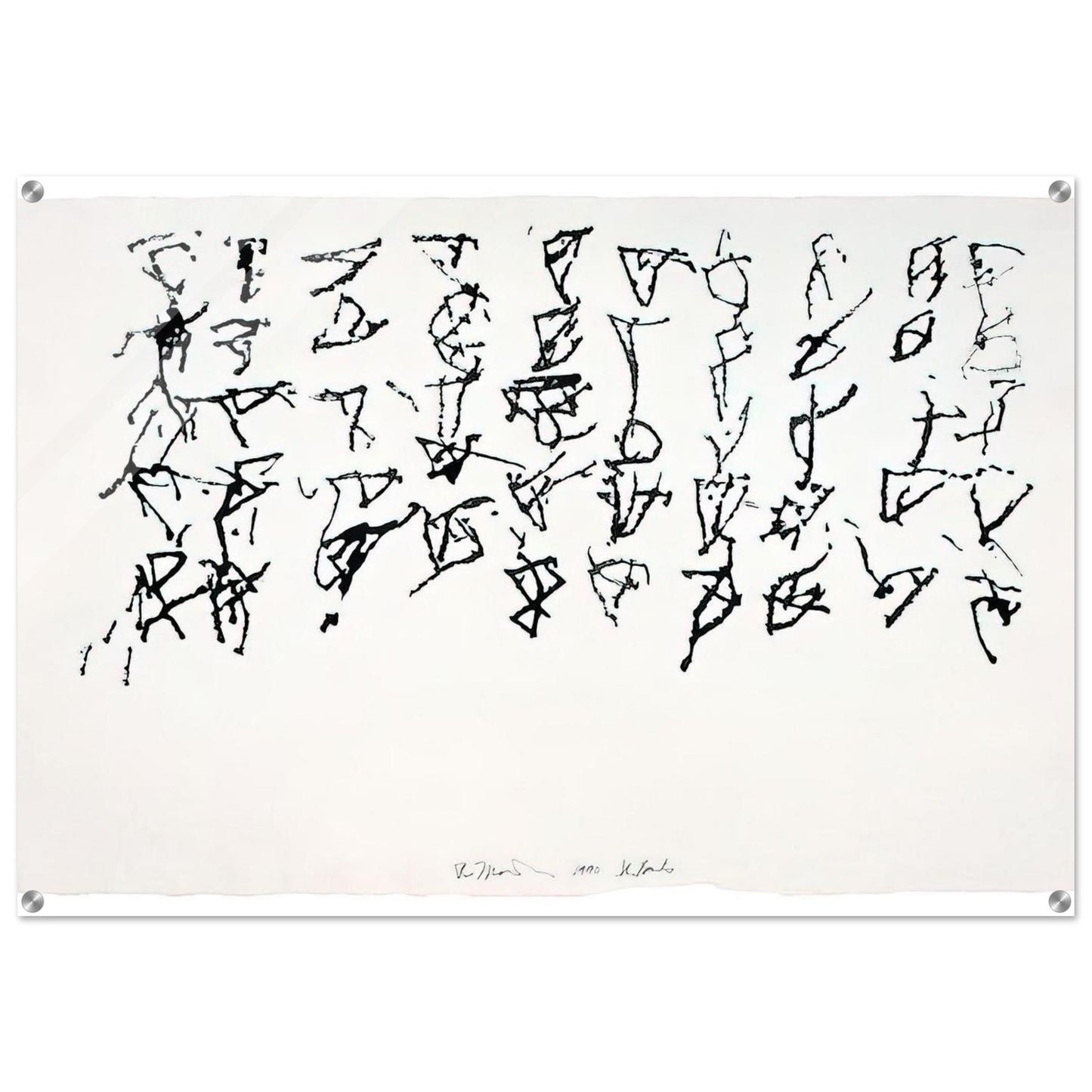St. Barts 1 - 1991 - Brice Marden Acrylic Print - 70x100 cm / 28x40″ inches