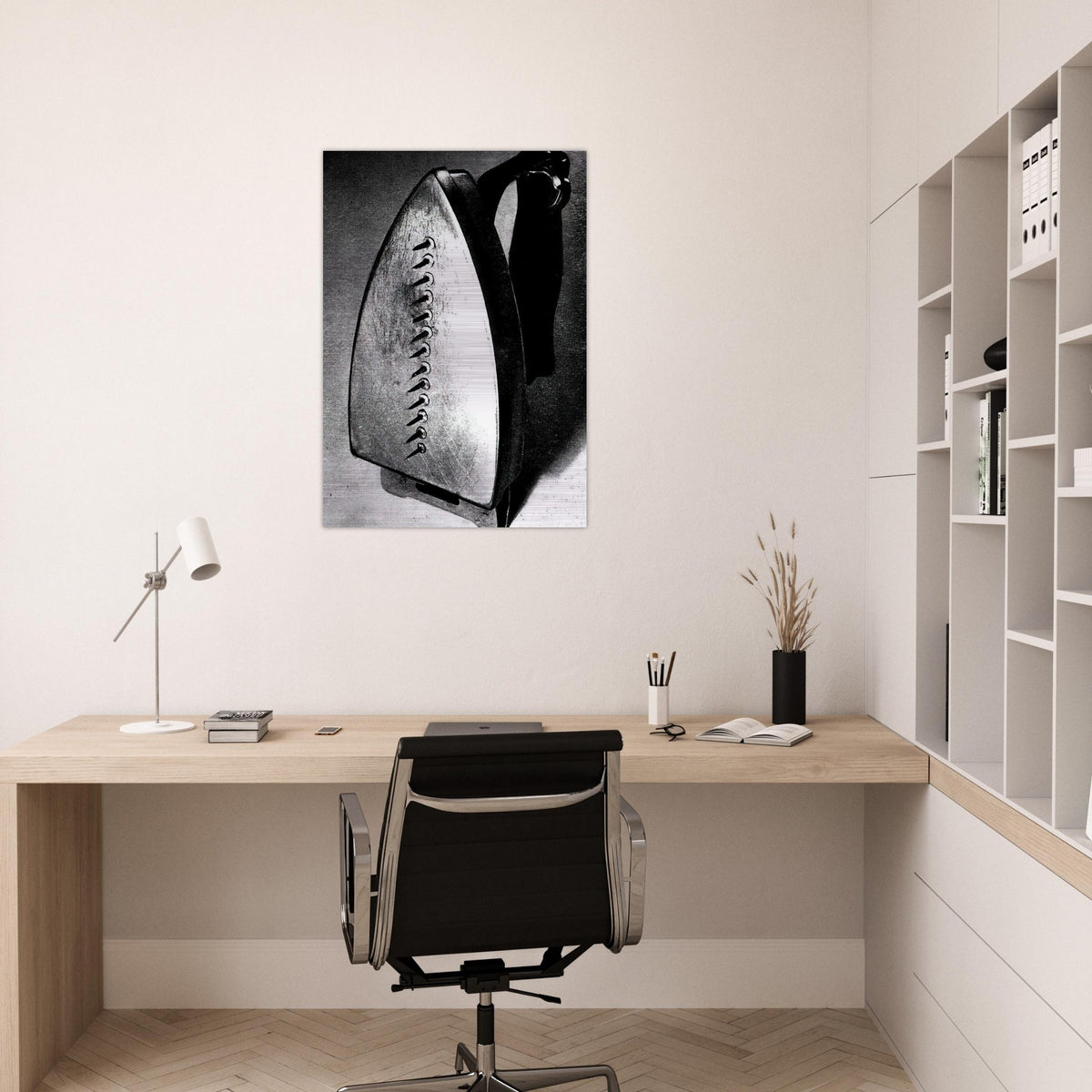 THE GIFT 1921 - Man Ray Brushed Aluminum Print - 70x100 cm / 28x40 inches | Man Ray Aluminum Print | Man Ray Prints