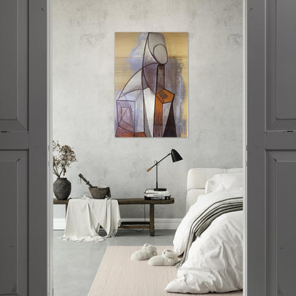 Composition - 1946 - Pablo Picasso Brushed Aluminum Print - 70x100 cm / 28x40 inches | Pablo Picasso Aluminum Print | Pablo Picasso Prints