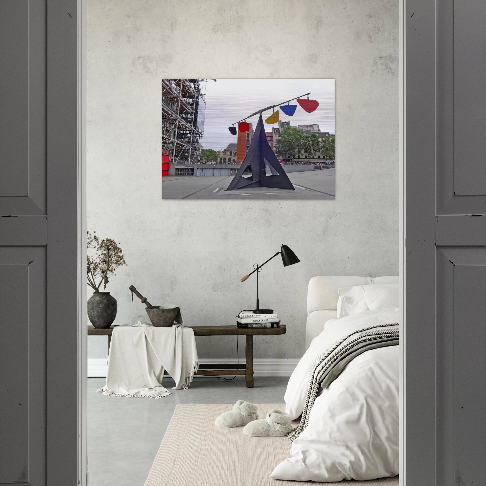 HORIZONTAL 1974 - Alexander Calder Brushed Aluminum Print - 70x100 cm / 28x40 inches | Alexander Calder Aluminum Print | Alexander Calder Prints
