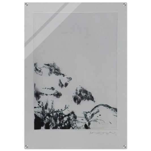 ANNONCIATION AND MOMENTS 383 1994 - Zao Wou-Ki Acrylic Print - 70x100 cm / 28x40″ inches | Zao Wou-Ki Wall Art | Zao Wou-Ki Prints