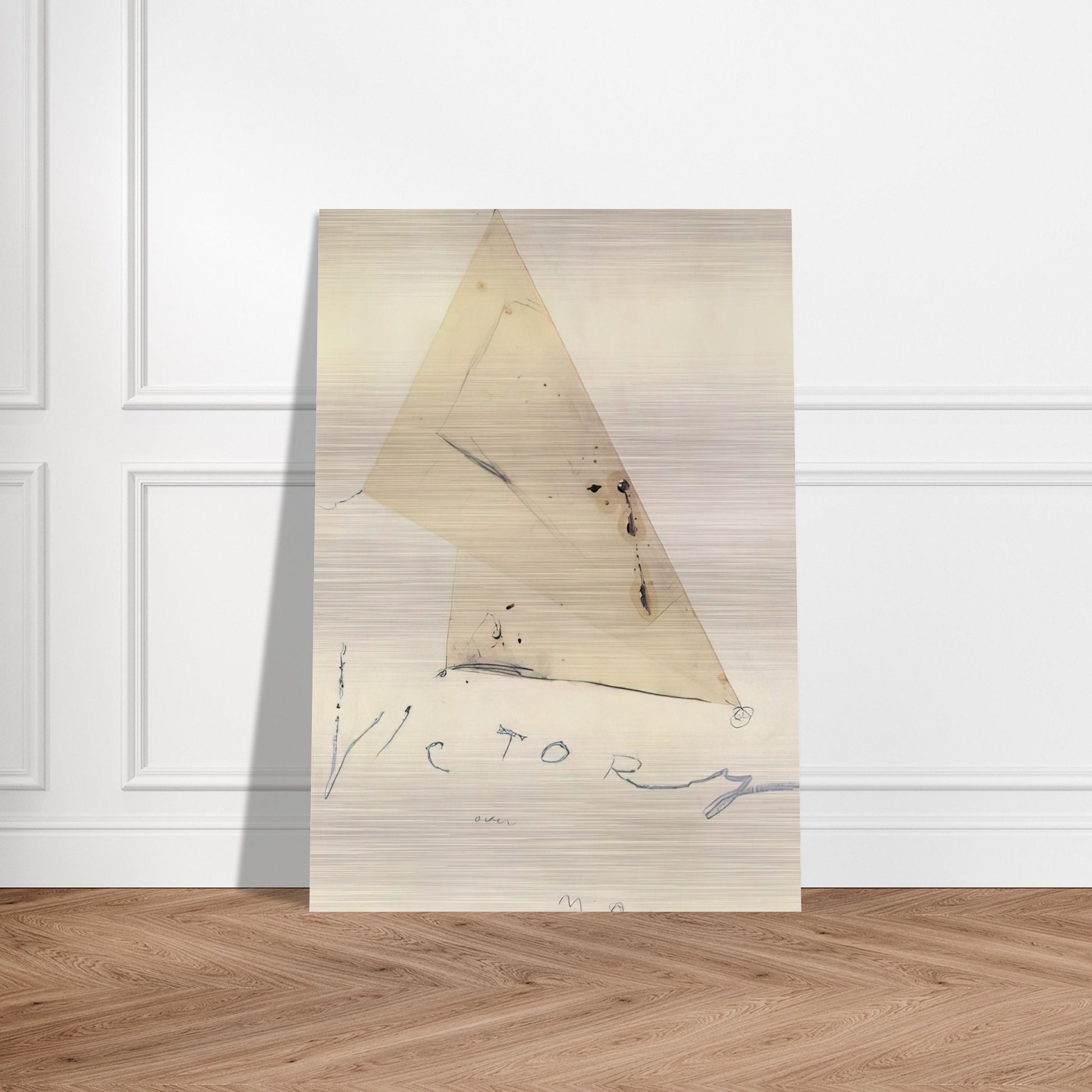 Victory - Cy Twombly Brushed Aluminum Print - 70x100 cm / 28x40 inches | Cy Twombly Aluminum Print | Cy Twombly Prints