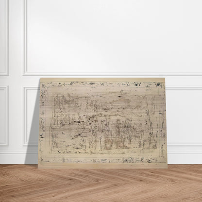 FLORA AND FAUNA 1951 - Zao Wou-Ki Brushed Aluminum Print - 70x100 cm / 28x40 inches | Zao Wou-Ki Aluminum Print | Zao Wou-Ki Prints