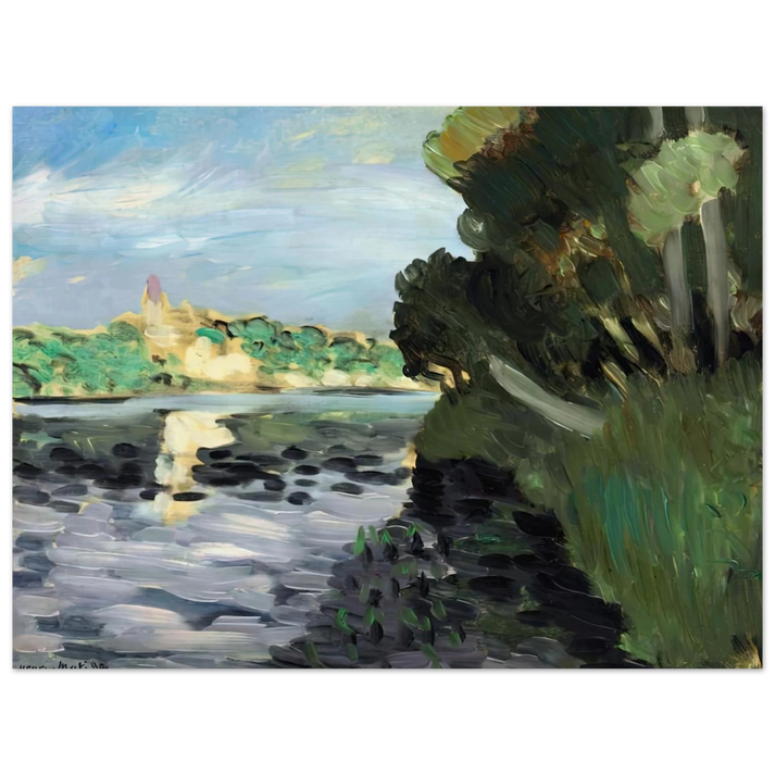 Henri Matisse - BORDS DE LA SEINE A VETHEUIL 1920  75x100 cm / 30x40inches Fine Art Poster