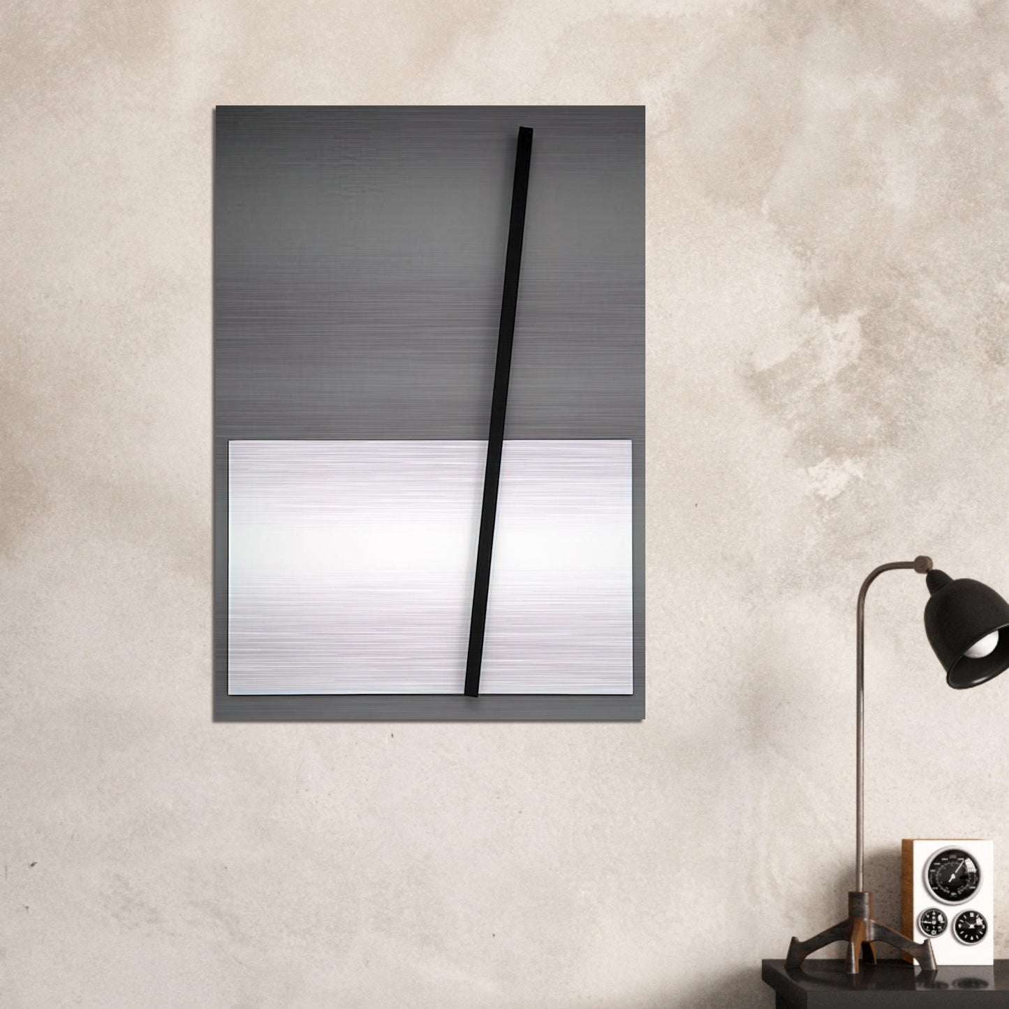 Untitled from Splints - Mira Schendel Brushed Aluminum Print - 70x100 cm / 28x40 inches | Mira Schendel Aluminum Print | Mira Schendel Prints