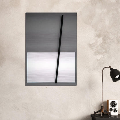 Untitled from Splints - Mira Schendel Brushed Aluminum Print - 70x100 cm / 28x40 inches | Mira Schendel Aluminum Print | Mira Schendel Prints
