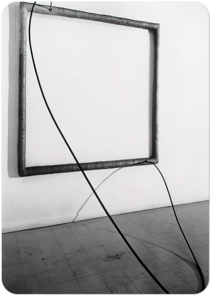 HANG UP 1966 1 By Eva Hesse Pack of 10 Post Cards | Eva Hesse Post Cards | A6 (10.5 x 14.8 cm) - 4.1 x 5.8 inches