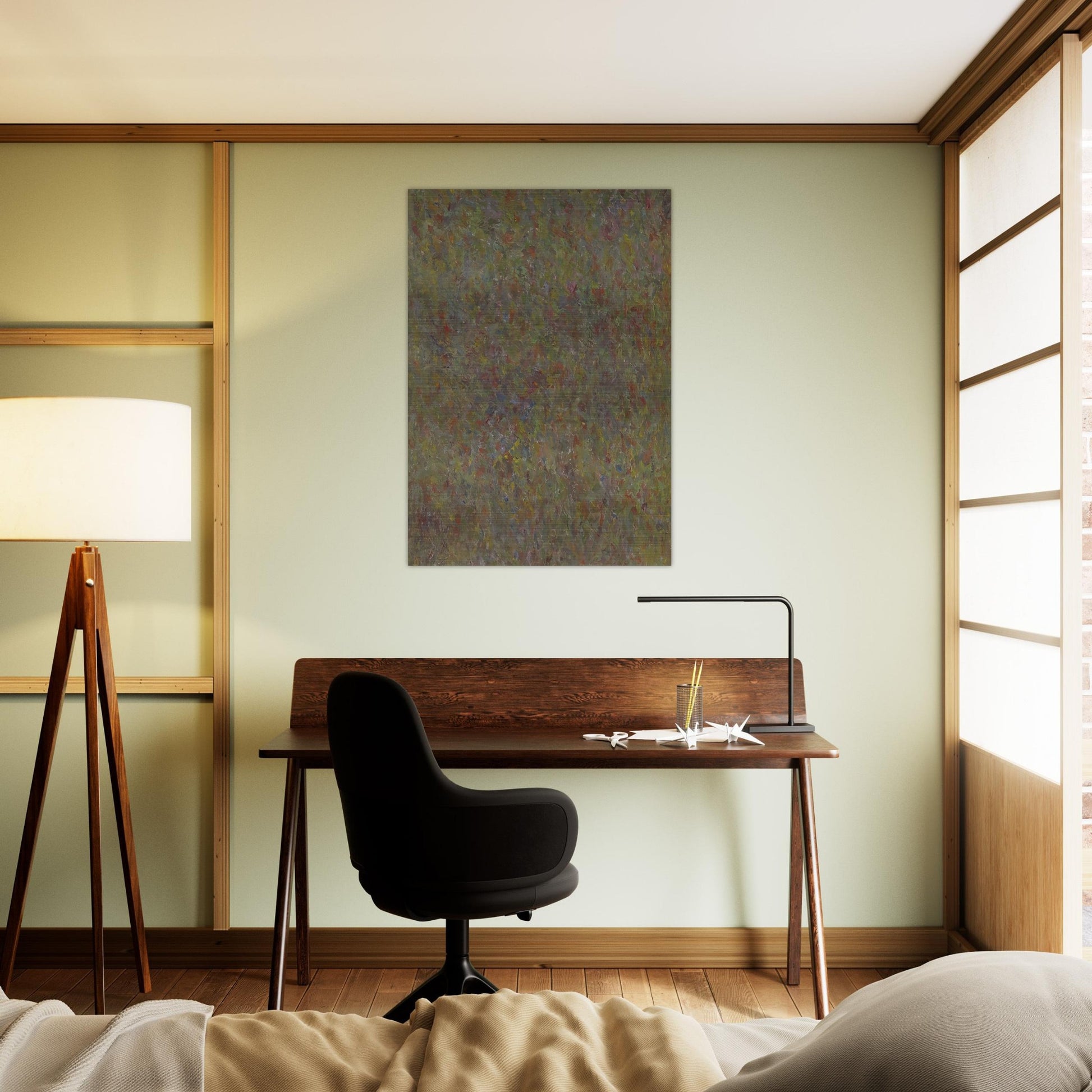 COMPOSITION 1963 - Milton Resnick Brushed Aluminum Print - 70x100 cm / 28x40 inches | Milton Resnick Aluminum Print | Milton Resnick Prints