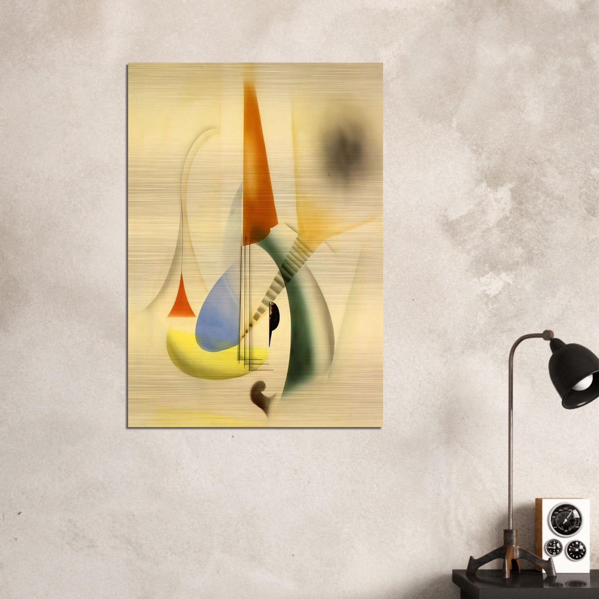 JAZZ - Man Ray Brushed Aluminum Print - 70x100 cm / 28x40 inches | Man Ray Aluminum Print | Man Ray Prints