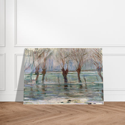 Flood Waters - claude monet Acrylic Print - 70x100 cm / 28x40″ inches