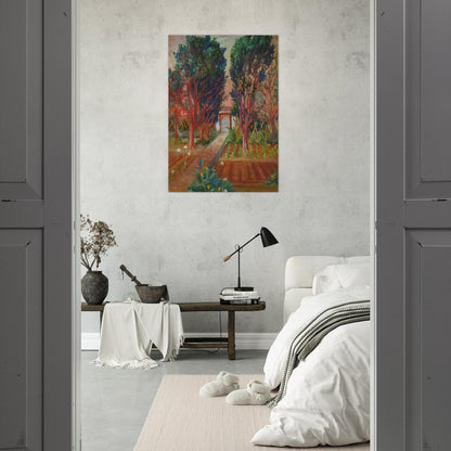 THE VEGETABLE GARDEN OF LLANER - Salvador Dali Brushed Aluminum Print - 70x100 cm / 28x40 inches | Salvador Dali Aluminum Print | Salvador Dali Prints