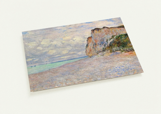 Cliffs near Dieppe By claude monet Pack of 10 Post Cards | claude monet Post Cards | A6 (10.5 x 14.8 cm) - 4.1 x 5.8 inches
