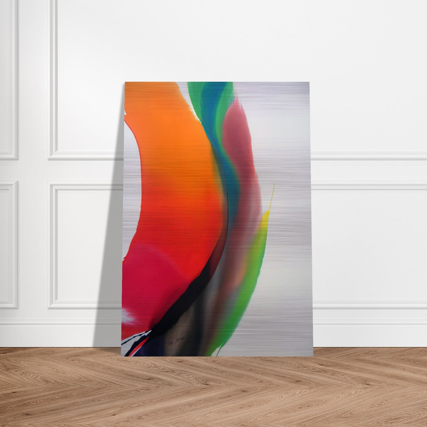 Phenomena Montezuma s Band - Paul Jenkins Brushed Aluminum Print - 70x100 cm / 28x40 inches | Paul Jenkins Aluminum Print | Paul Jenkins Prints