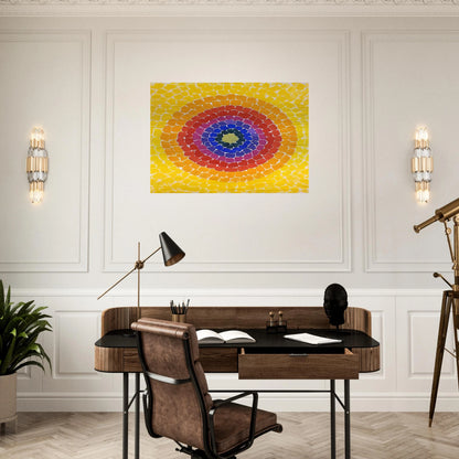 RESSURECTION 1966 - Alma Woodsey Thomas Brushed Aluminum Print - 70x100 cm / 28x40 inches | Alma Woodsey Thomas Aluminum Print | Alma Woodsey Thomas Prints