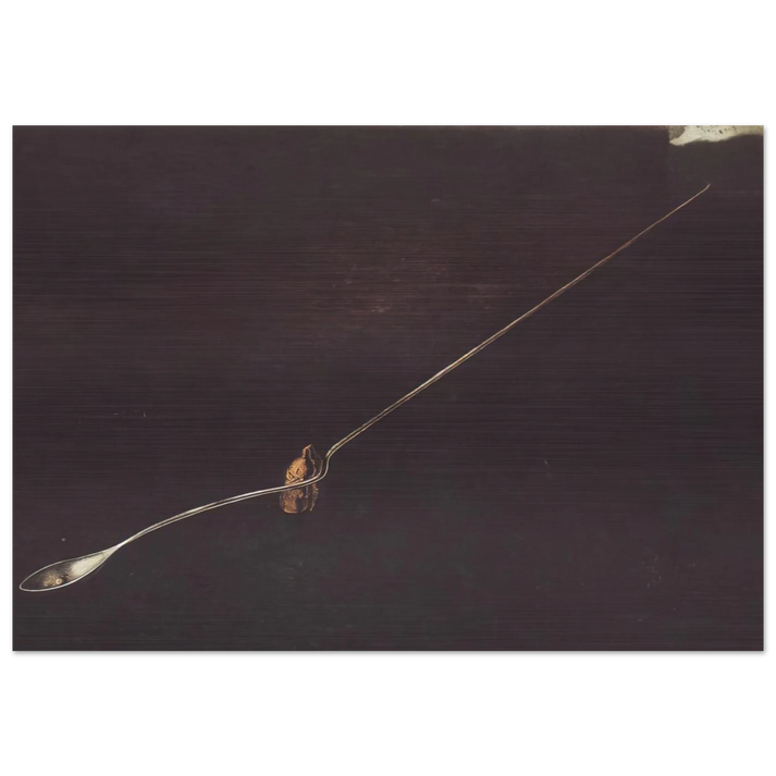 AGNOSTIC SYMBOL - Salvador Dali Brushed Aluminum Print - 70x100 cm / 28x40 inches | Salvador Dali Aluminum Print | Salvador Dali Prints