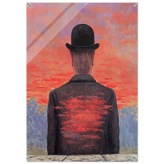 THE POET RECOMPENSED 1956 - Rene Magritte Acrylic Print - 70x100 cm / 28x40″ inches