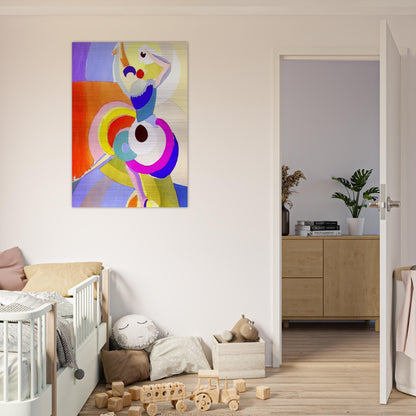 FLAMENCO DANCER - Sonia Delaunay Brushed Aluminum Print - 70x100 cm / 28x40 inches | Sonia Delaunay Aluminum Print | Sonia Delaunay Prints