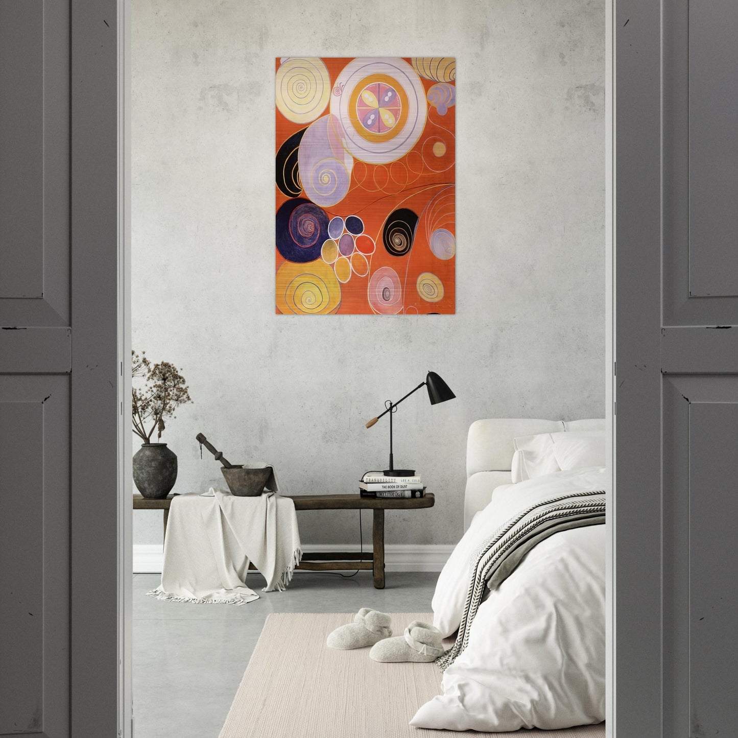 THEY TENS MAINSTAY IV 1907 - Hilma af Klint Brushed Aluminum Print - 70x100 cm / 28x40 inches | Hilma af Klint Aluminum Print | Hilma af Klint Prints