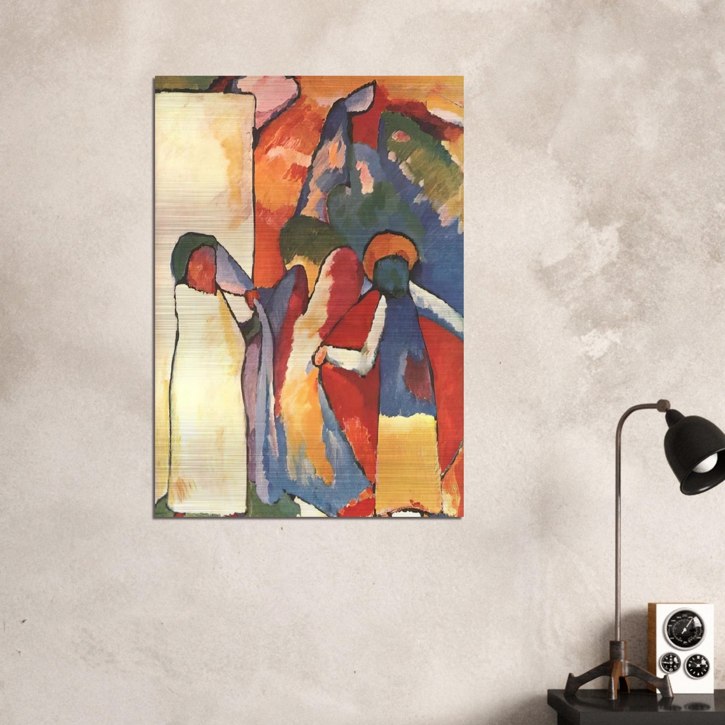 IMPROVISATION 6 AFRICAN 1909 - Wassily Kandinsky Brushed Aluminum Print - 70x100 cm / 28x40 inches | Wassily Kandinsky Aluminum Print | Wassily Kandinsky Prints
