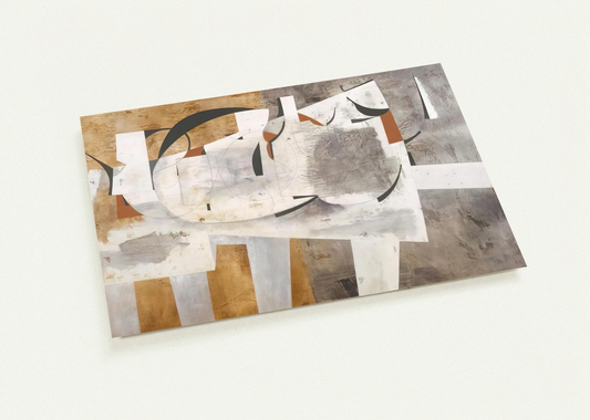 August 1956 Val d'Orcia - 1956 By Ben Nicholson Pack of 10 Post Cards | Ben Nicholson Post Cards | A6 (10.5 x 14.8 cm) - 4.1 x 5.8 inches