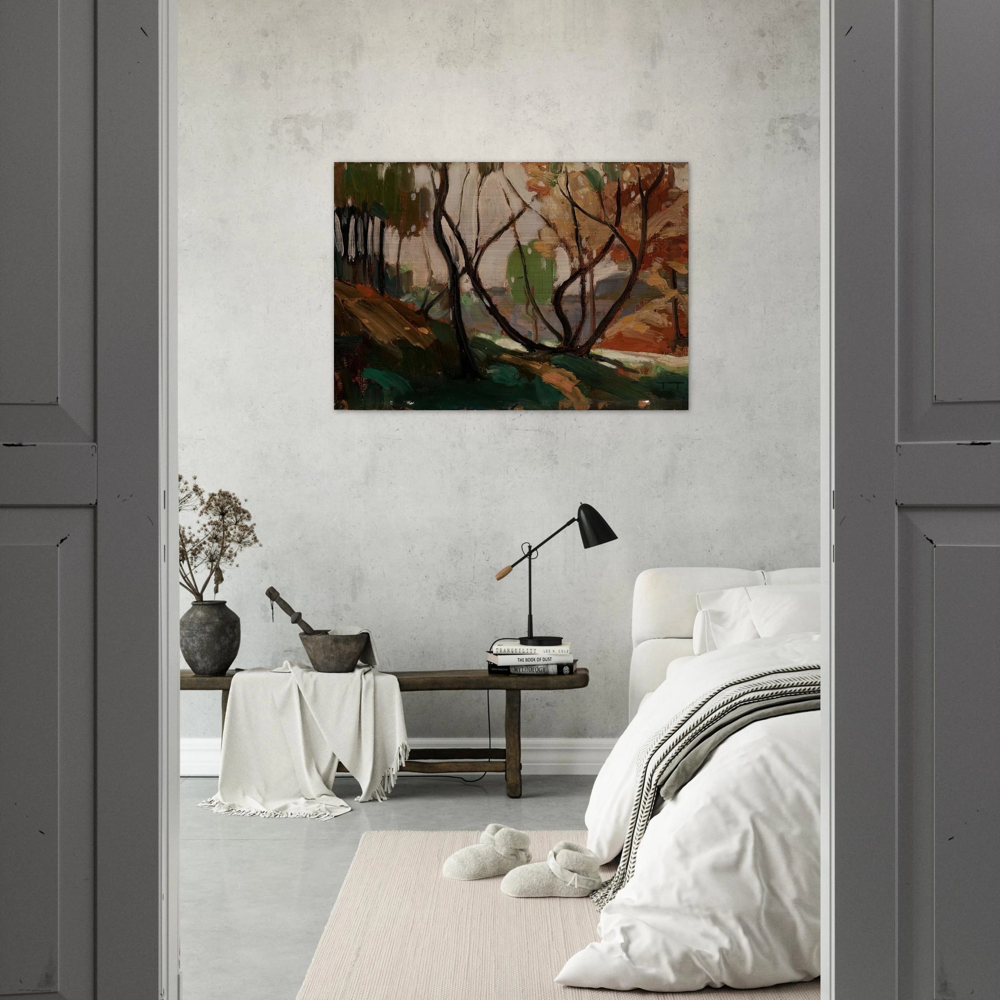 SKETCH FOR OPULENT OCTOBER 1915 - Tom Thomson Brushed Aluminum Print - 70x100 cm / 28x40 inches | Tom Thomson Aluminum Print | Tom Thomson Prints