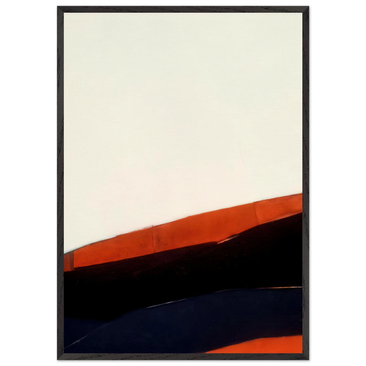 November 1963 III - 1963 N1 - Edward Corbett 70x100 cm / 28x40 inches Framed Art Print – Black Wooden Frame