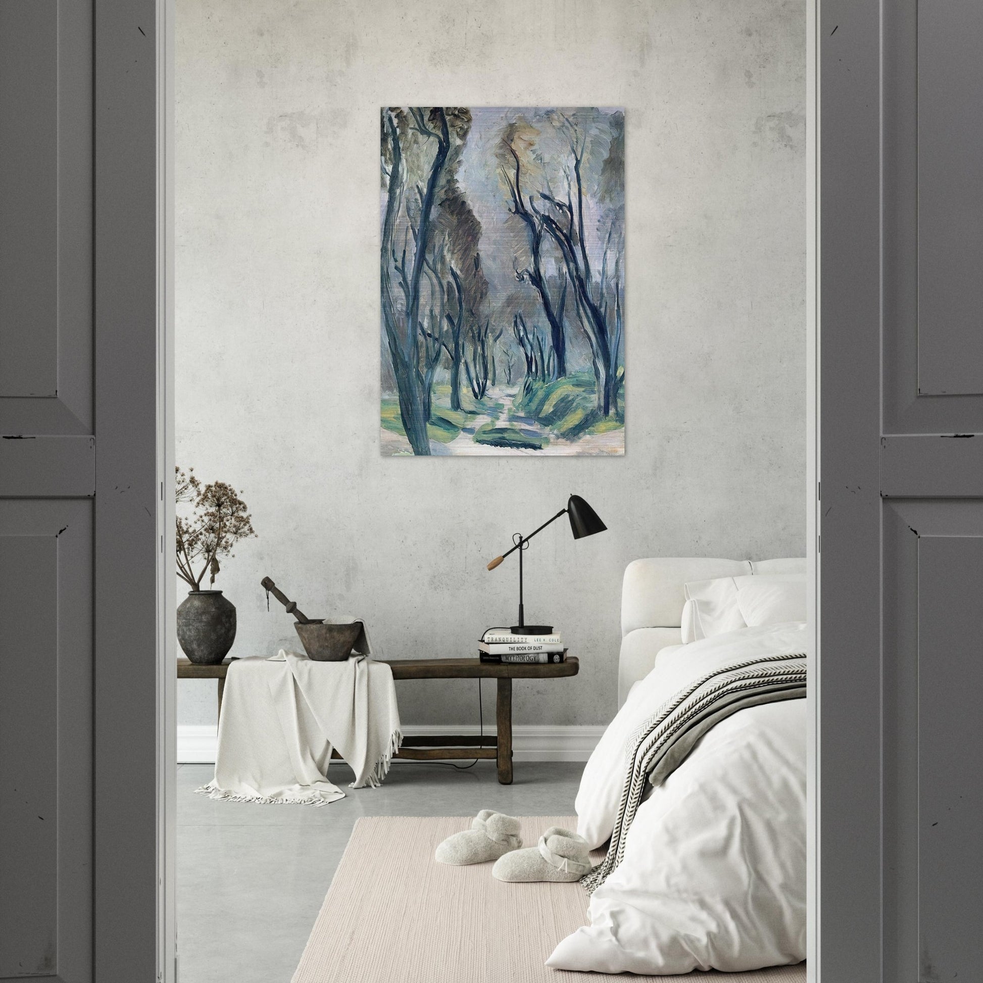 AVENUE OF OLIVE TREES 1952 - Henri Matisse Brushed Aluminum Print - 70x100 cm / 28x40 inches | Henri Matisse Aluminum Print | Henri Matisse Prints