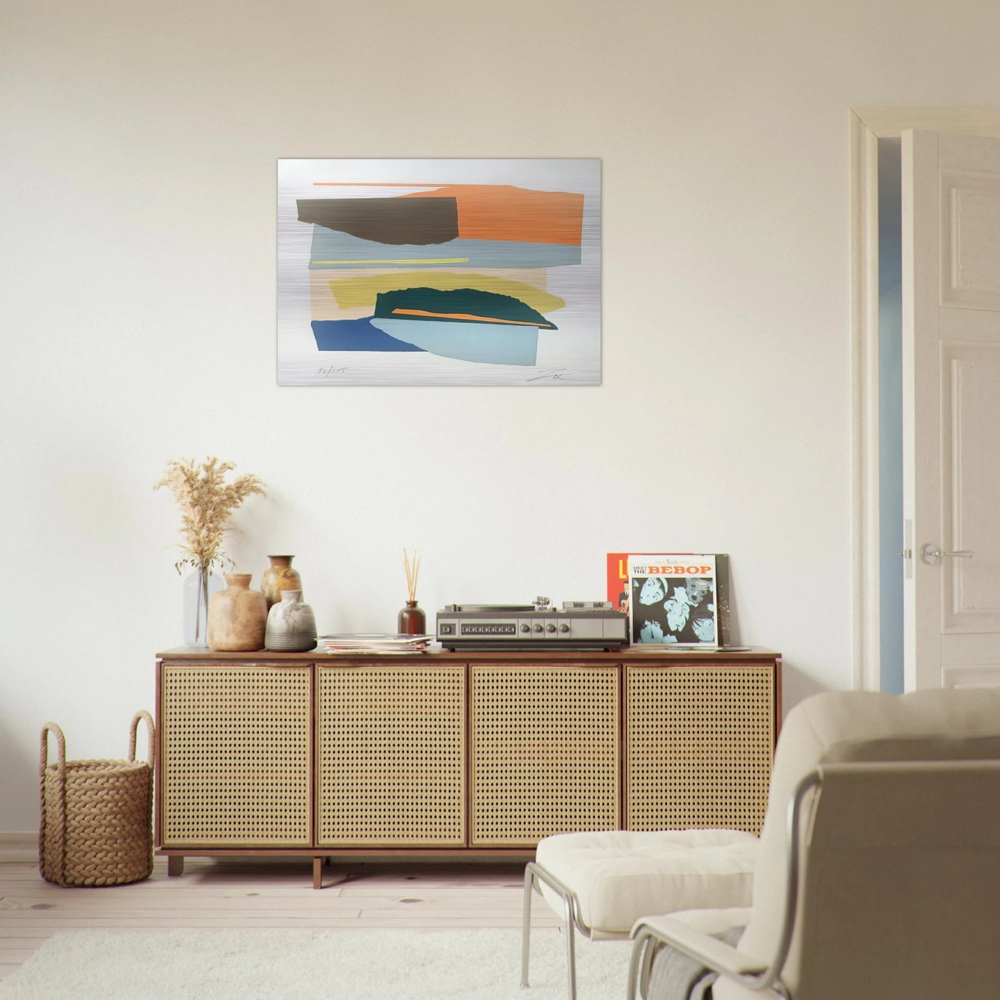 Niagara Series - 1980 - Larry Zox Brushed Aluminum Print - 70x100 cm / 28x40 inches | Larry Zox Aluminum Print | Larry Zox Prints