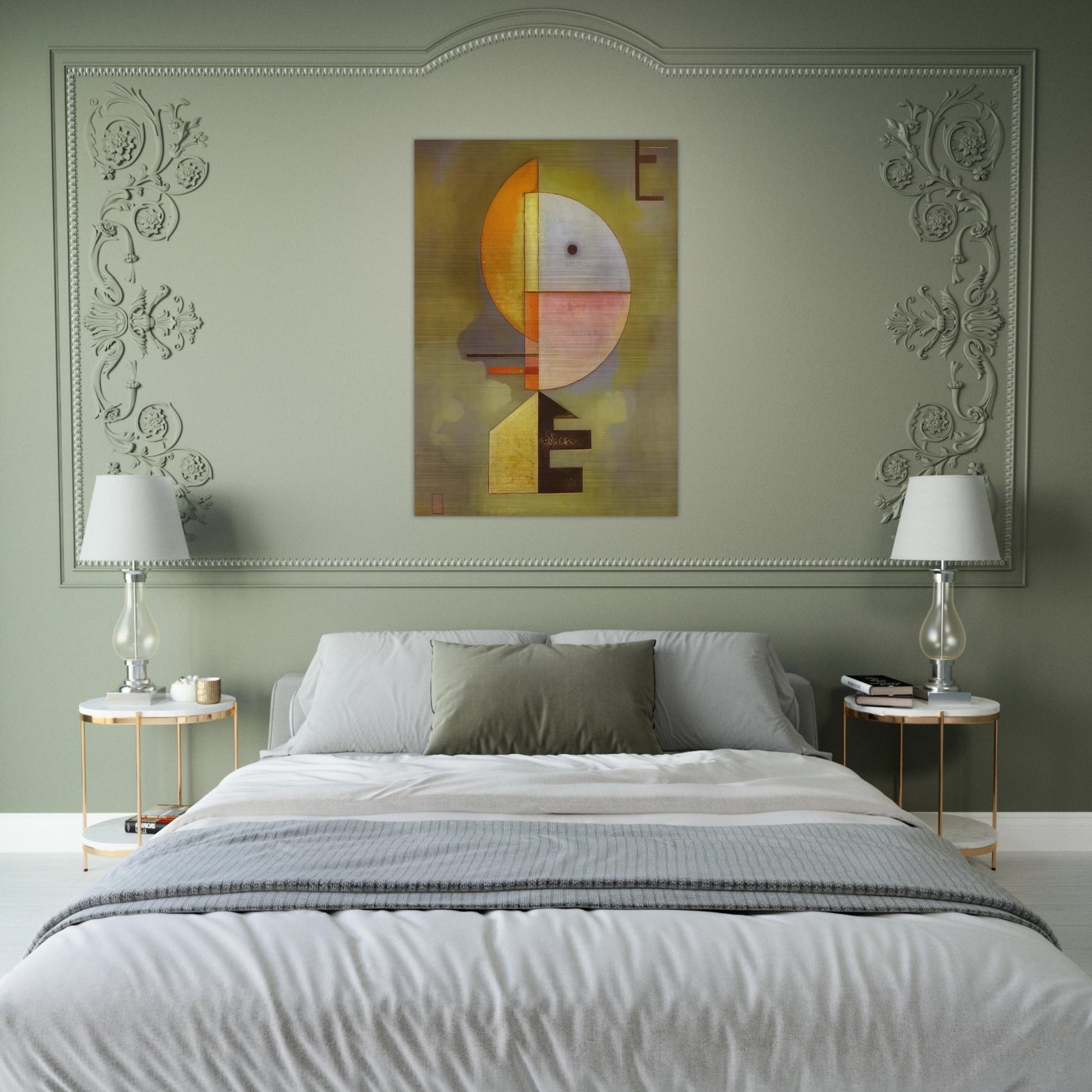 UPWARD 1929 - Wassily Kandinsky Brushed Aluminum Print - 70x100 cm / 28x40 inches | Wassily Kandinsky Aluminum Print | Wassily Kandinsky Prints