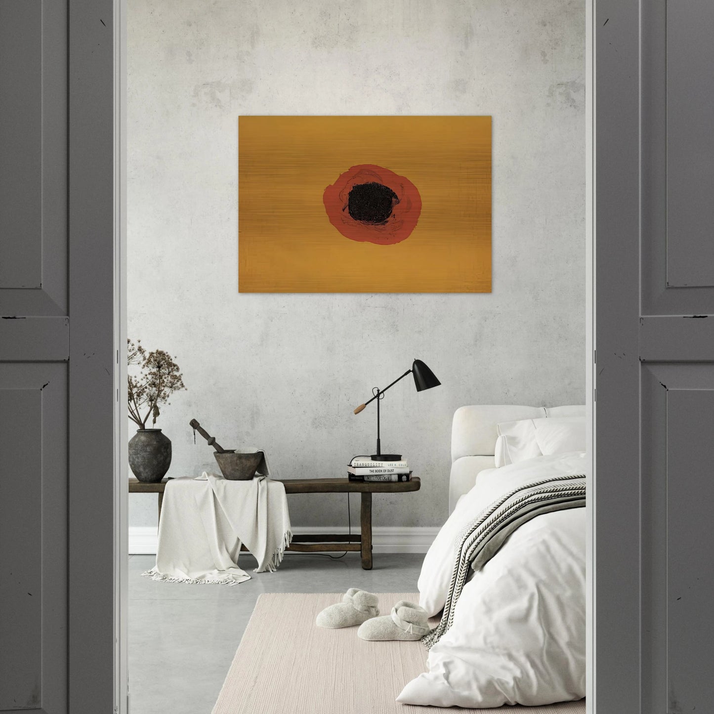 PAINTING 488 - Luis Feito Brushed Aluminum Print - 70x100 cm / 28x40 inches | Luis Feito Aluminum Print | Luis Feito Prints
