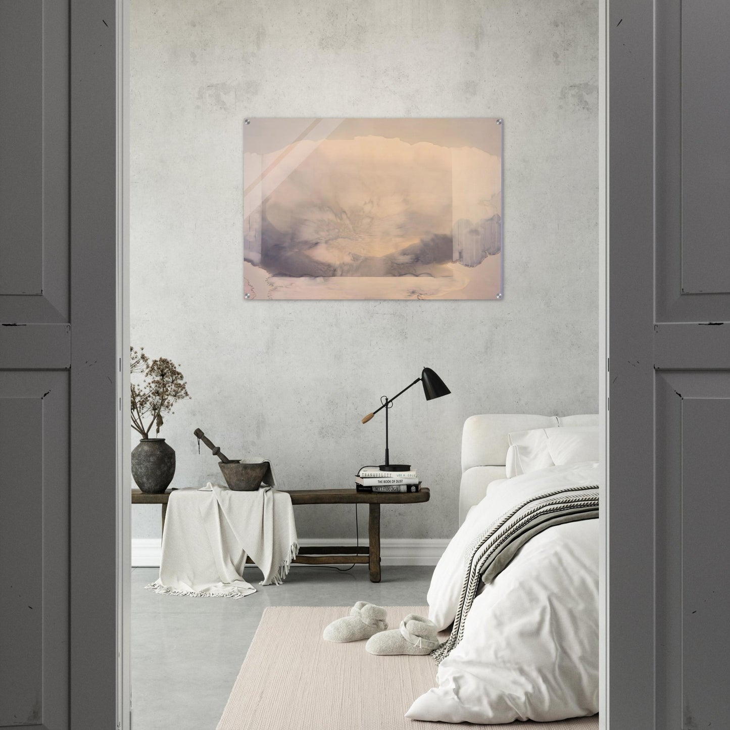 In The Divine - 1986 - Ronnie Landfield Acrylic Print - 70x100 cm / 28x40″ inches | Ronnie Landfield Wall Art | Ronnie Landfield Prints