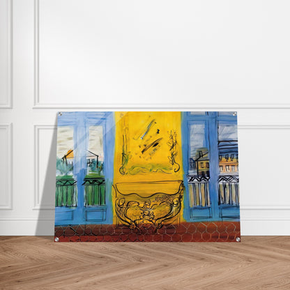 CONSOLE WITH TWO WINDOWS 1948 - Raoul Dufy Acrylic Print - 70x100 cm / 28x40″ inches