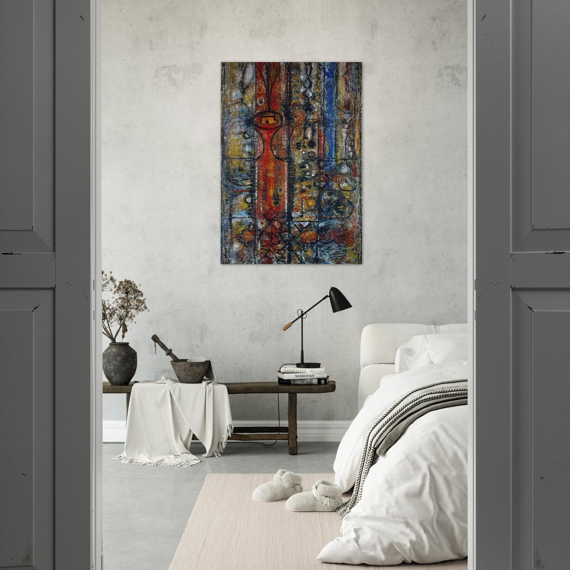 The Magnificent - 1951 - Richard Pousette-Dart Brushed Aluminum Print - 70x100 cm / 28x40 inches | Richard Pousette-Dart Aluminum Print | Richard Pousette-Dart Prints