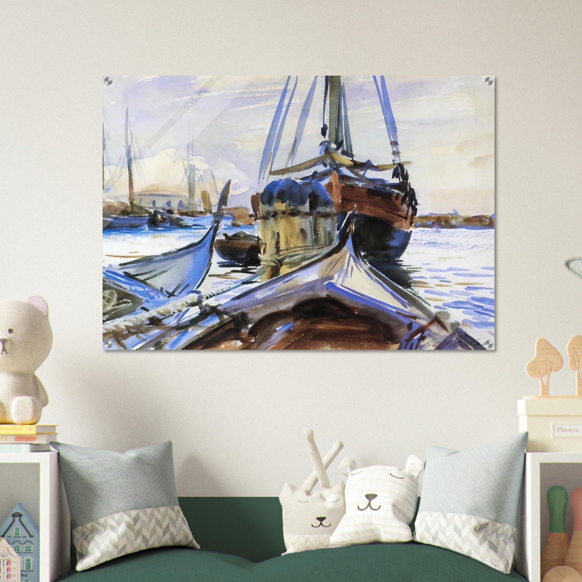 Venice - John Singer Sargent Acrylic Print - 70x100 cm / 28x40″ inches | John Singer Sargent Wall Art | John Singer Sargent Prints