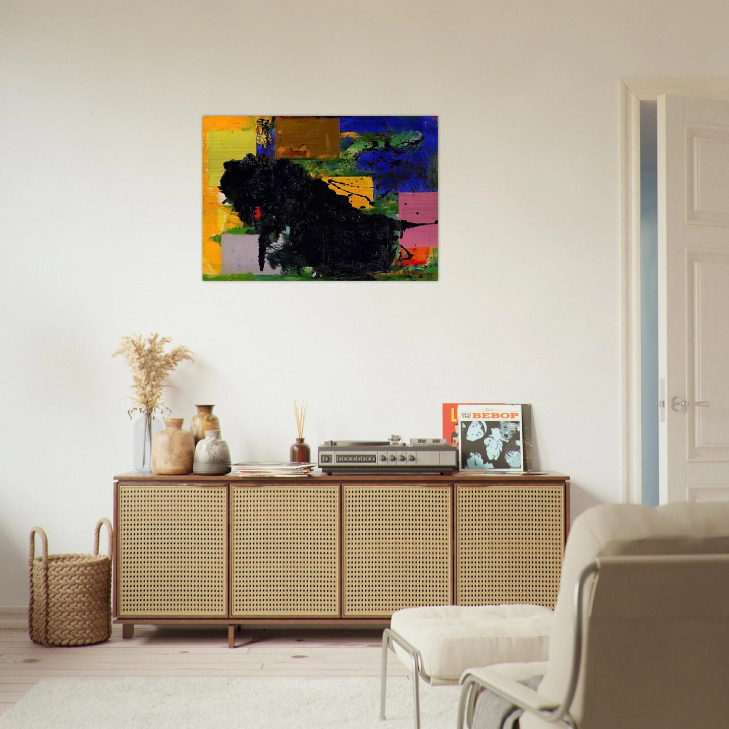 The Vanquished - Hans Hofmann Brushed Aluminum Print - 70x100 cm / 28x40 inches | Hans Hofmann Aluminum Print | Hans Hofmann Prints