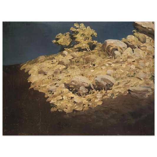 Arkhyp Kuindzhi - Mountain slope. Crimea  75x100 cm / 30x40inches Fine Art Poster