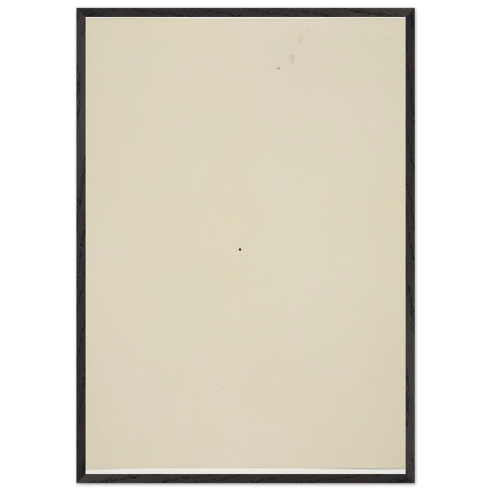 First Conversion - Robert Ryman 70x100 cm / 28x40 inches Framed Art Print – Black Wooden Frame