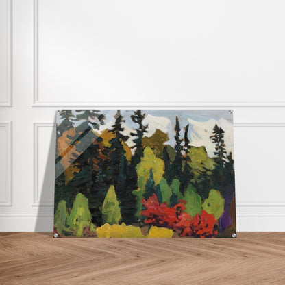 Woods, Algoma - 1918 - Lawren Harris Acrylic Print - 70x100 cm / 28x40″ inches
