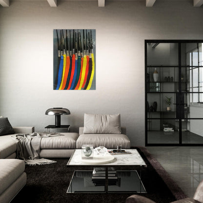Paintbrushes V - 1991 - Arman Brushed Aluminum Print - 70x100 cm / 28x40 inches | Arman Aluminum Print | Arman Prints