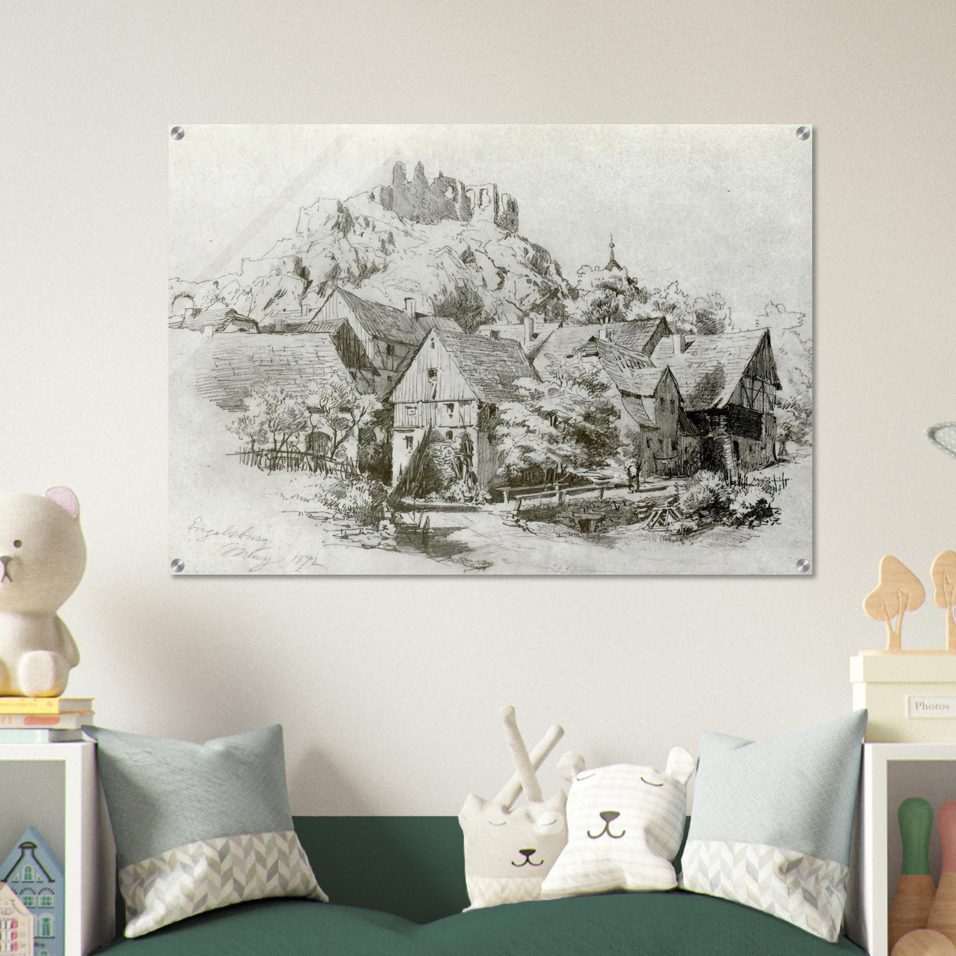 Engelsburg - John Singer Sargent Acrylic Print - 70x100 cm / 28x40″ inches