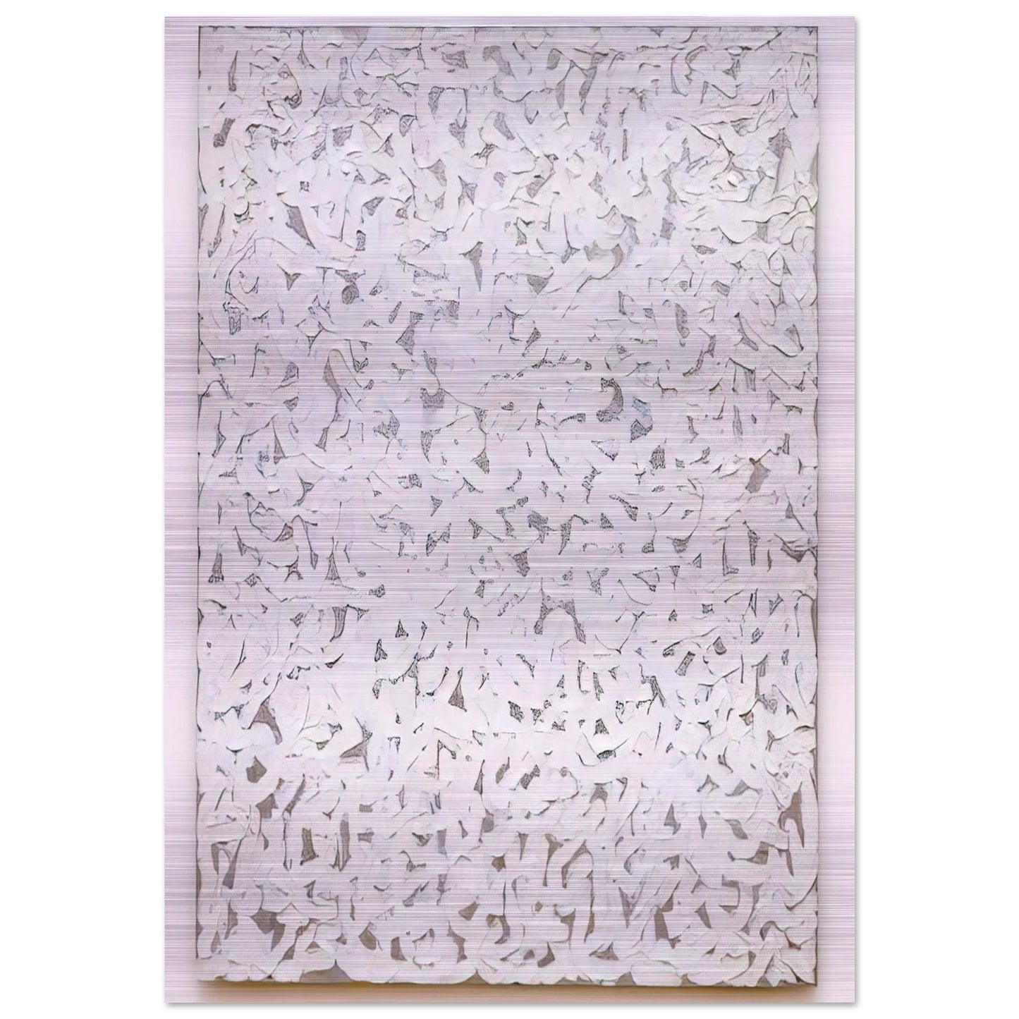 Points - Robert Ryman Brushed Aluminum Print - 70x100 cm / 28x40 inches | Robert Ryman Aluminum Print | Robert Ryman Prints