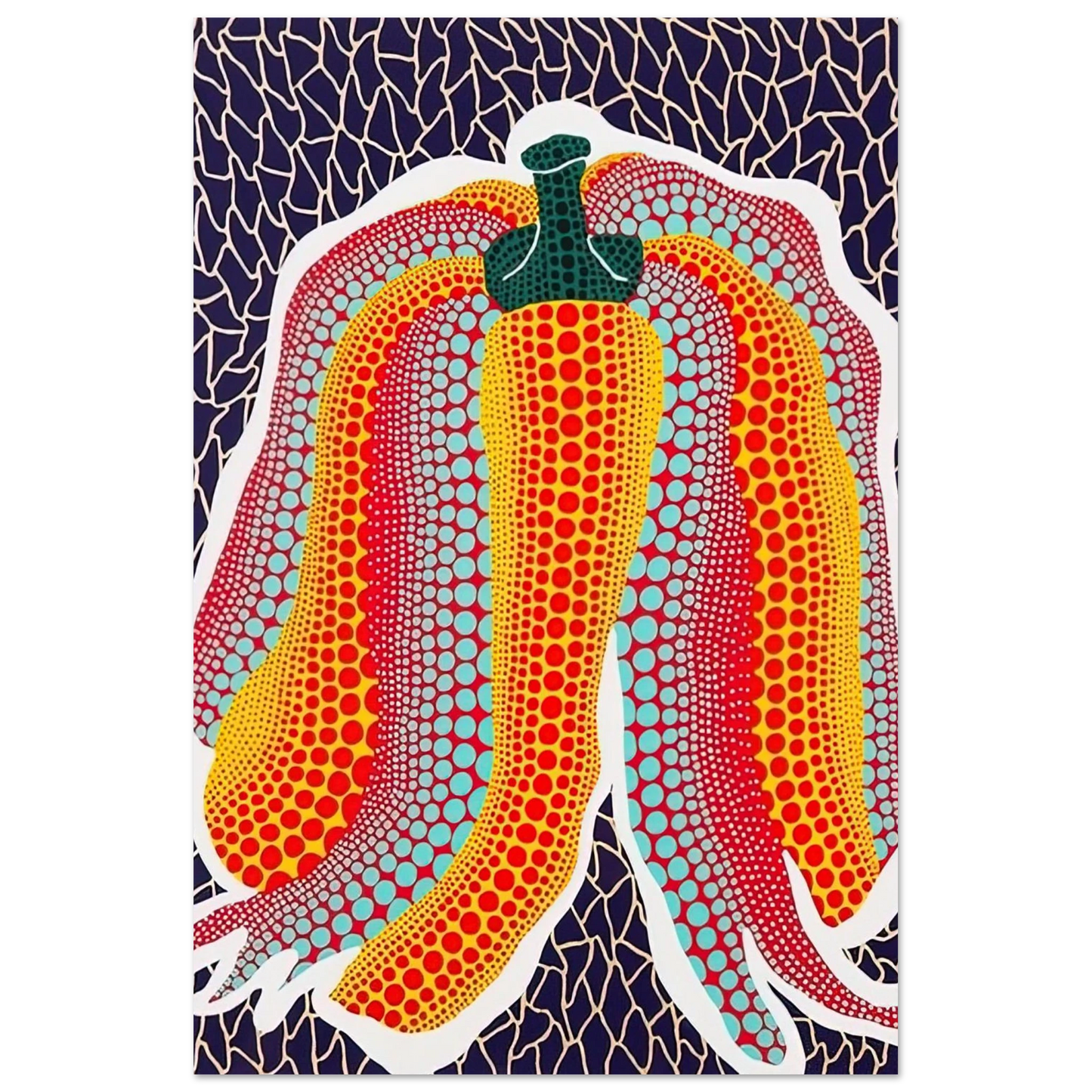 Yayoi Kusama - PUMPKIN 1990 Fine Art Poster