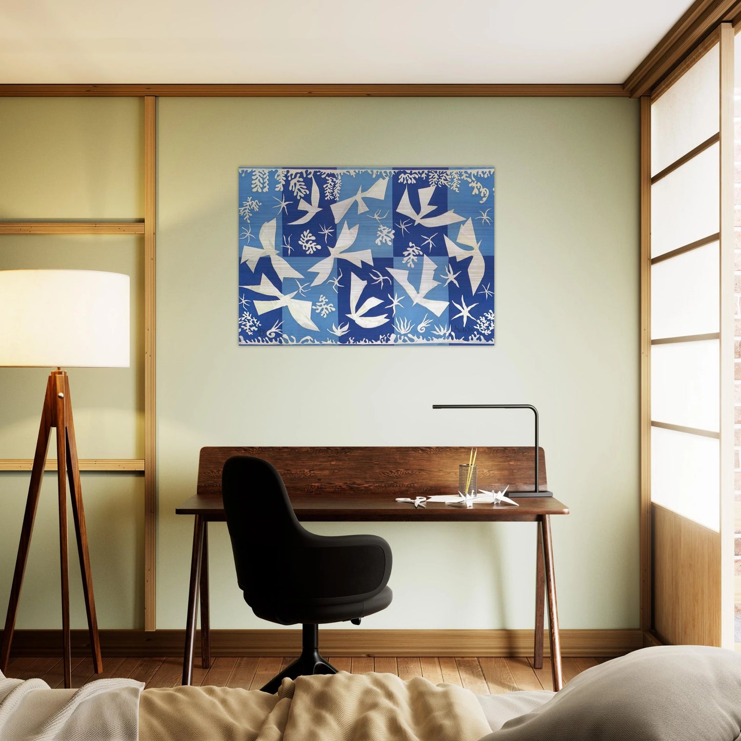 POLYNESIA THE SKY 1946 - Henri Matisse Brushed Aluminum Print - 70x100 cm / 28x40 inches | Henri Matisse Aluminum Print | Henri Matisse Prints