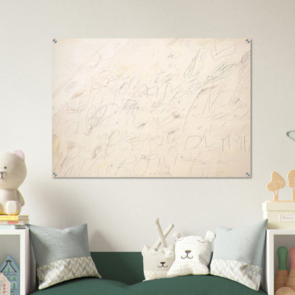 Olympia - Cy Twombly Acrylic Print - 70x100 cm / 28x40″ inches