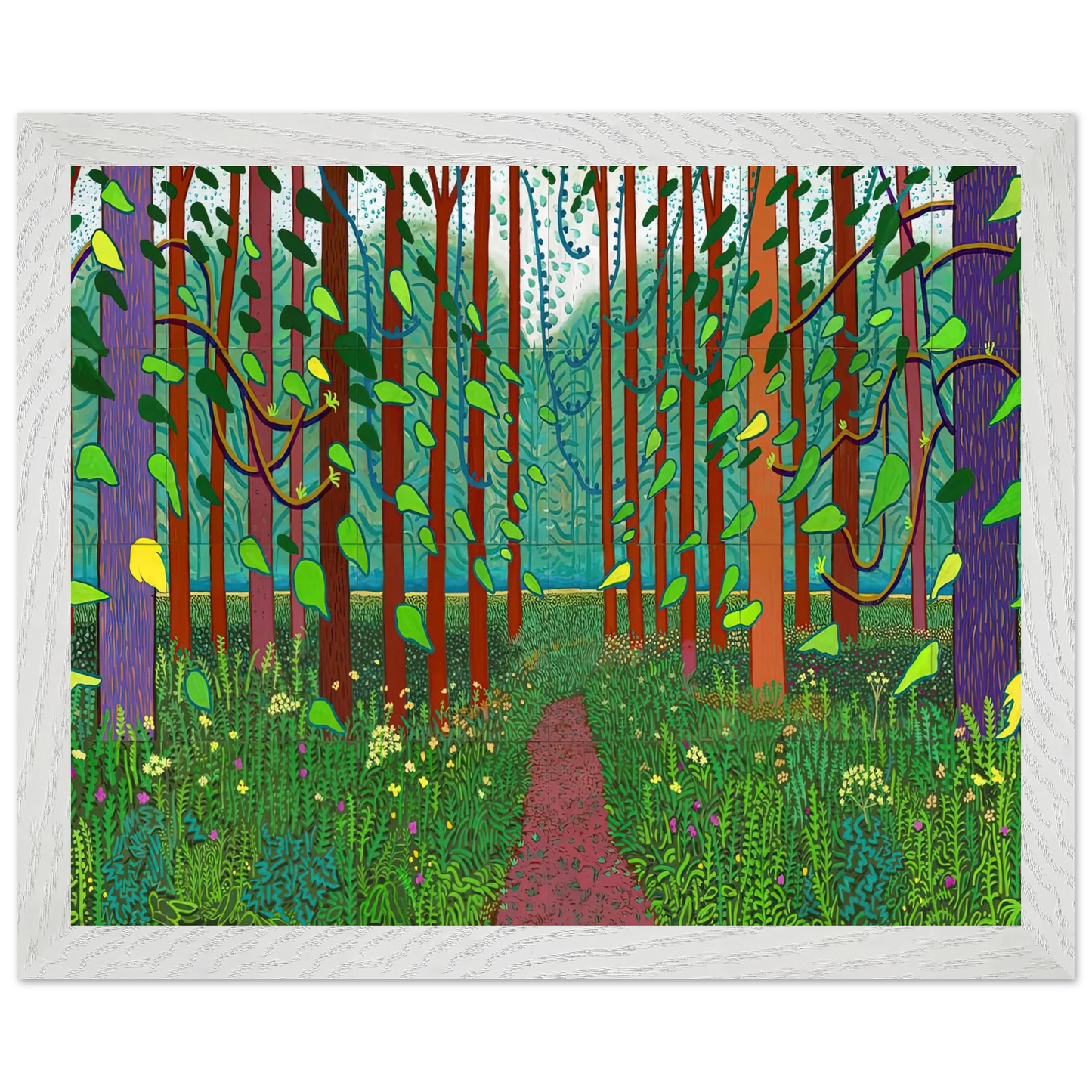 David Hockney - David Hockney Wall art - 75x100 cm / 30x40 inches - Fine Art Poster-canvas - -