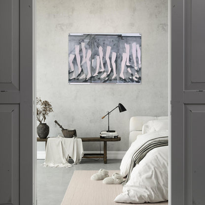 WALKING DREAM WITH A FOUR FOOT CLAMP 1965 - Jim Dine Acrylic Print - 70x100 cm / 28x40″ inches